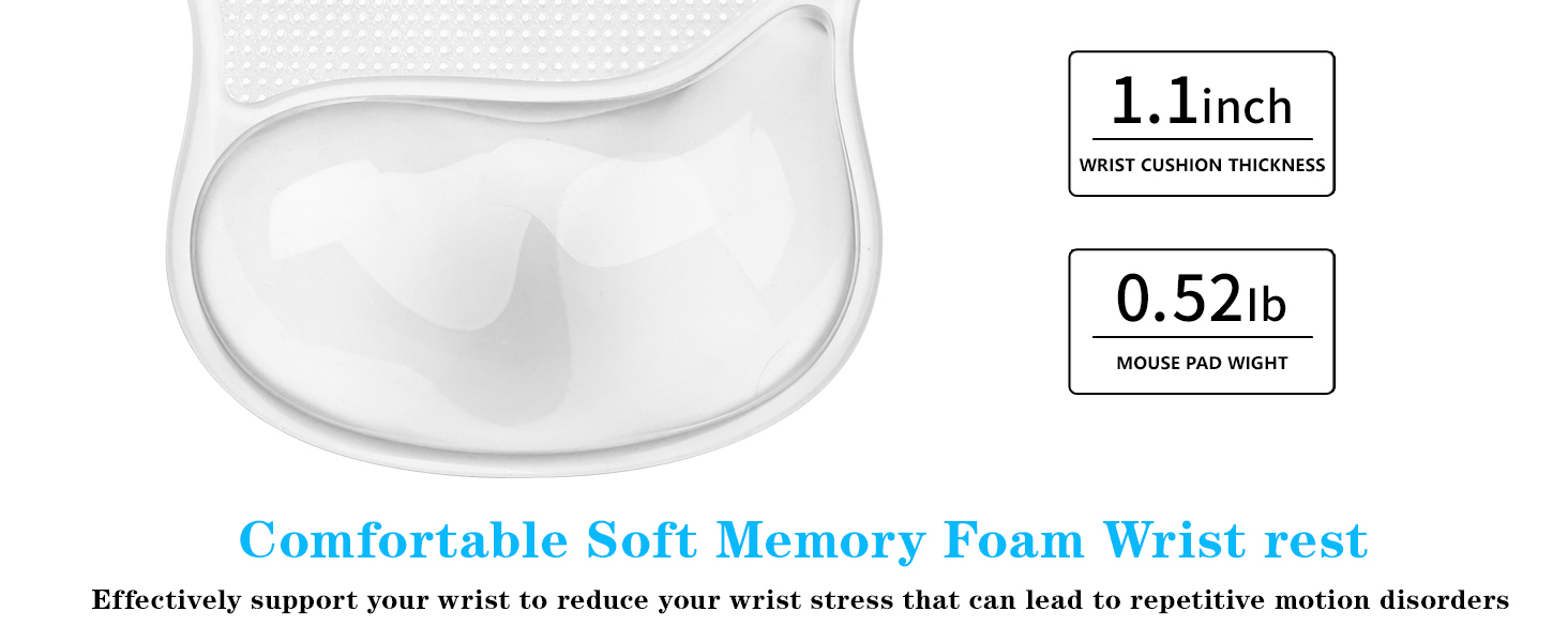 Mouse Pad with Wrist Rest