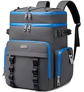 Weitars Insulated Cooler Backpack,Double Deck Waterproof Soft Cooler Bag,Backpack Coolers Leak Pr...