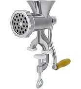 Manual Meat Grinder, Multifunctional Heavy Duty Meat Mincer Sausage Stuffer, Hand Crank Food Grin...