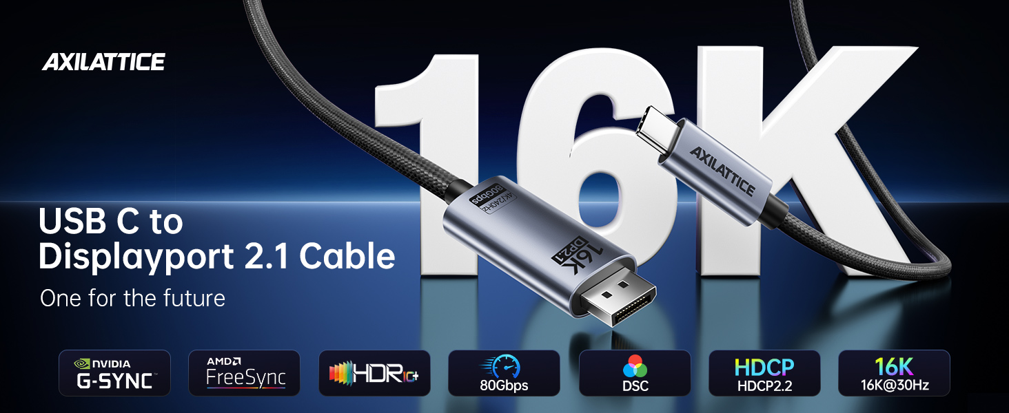 usbc to dp cable 16k