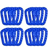 Tactical Carabiner Keychain -12/15/16 Pack Hard Polymer Carabiners D Rings Light Weight Spring Sn...