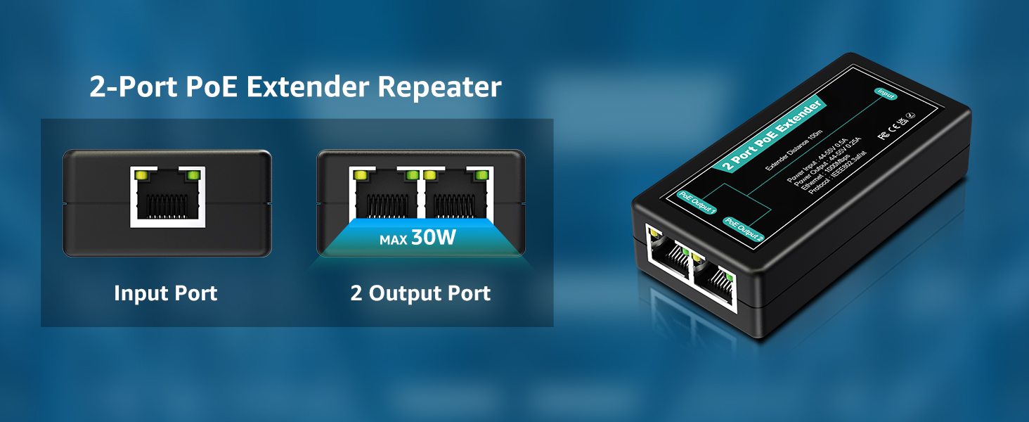 VIMIN PoE Extender Repeater