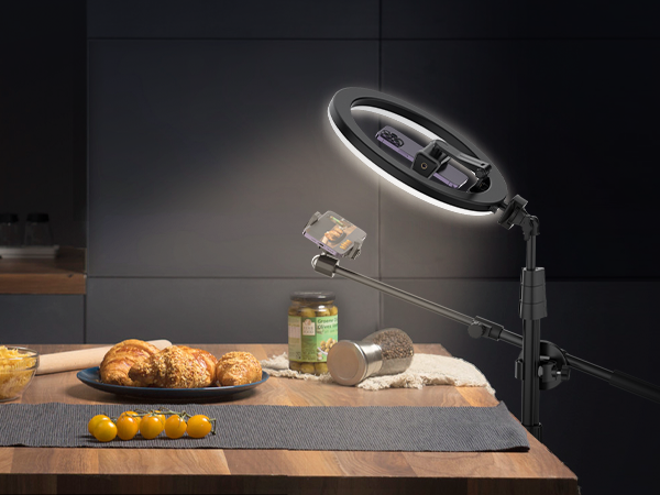 phone tripod with light