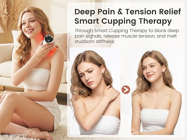 Smart Cupping Massager,Cellulite Massager , Body Sculpting Device, Lymphatic Drainage Massager