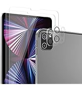 [2+2 Pack] SPARIN Screen Protector Compatible with iPad Pro 11 inch 2022/2021/2020/2018 with Came...