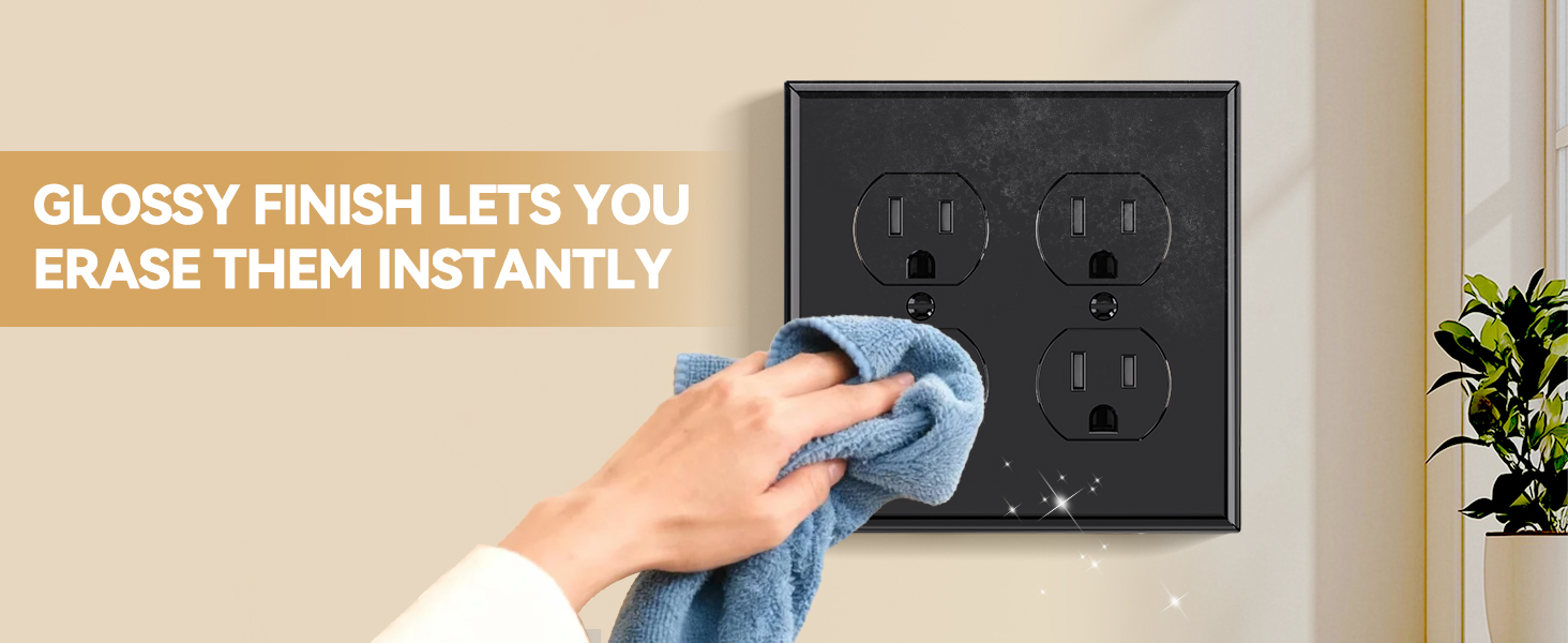 2 Gang Standard Duplex Wall Plate