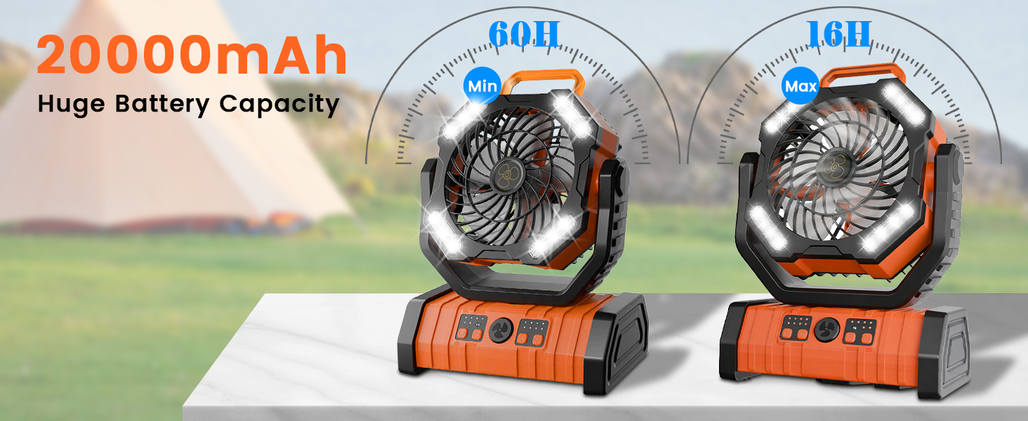 Portable Fan Rechargeable