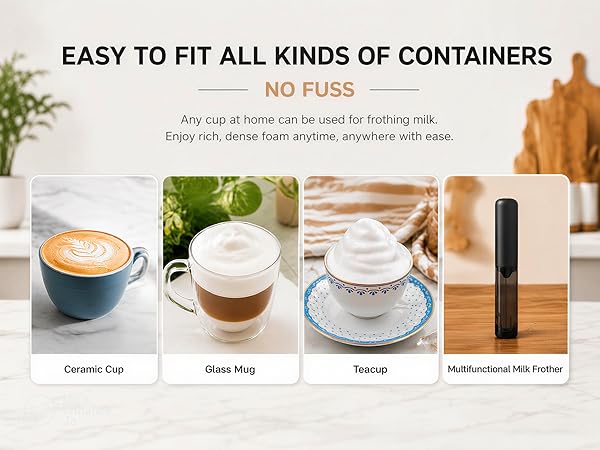 Rechargeable Milk Frother