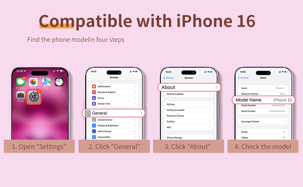 Compatible with iPhone 16 6.1&amp;amp;amp;amp;amp;amp;amp;amp;amp;amp;amp;amp;amp;amp;#34;(2024 Release)