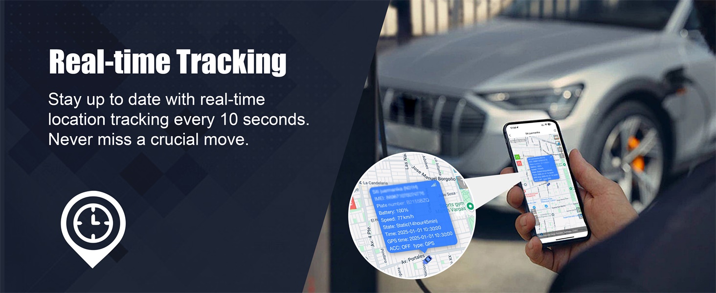 tracker device for vehicles