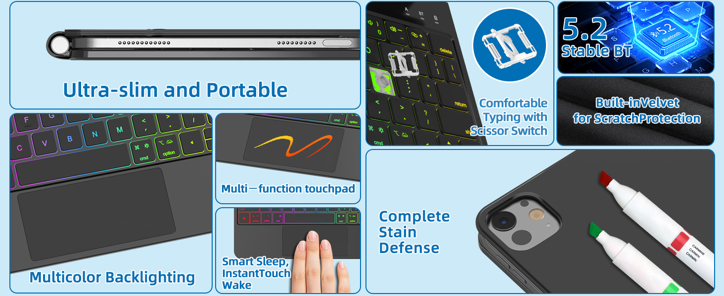 keyboard case for ipad Air 11