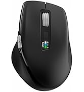 INFINMIND Wireless Bluetooth Mouse with Smart Flying Scroll,Side Thumb Scroll Ergonomic Mice,Sile...