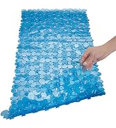 SONGZIMING Pebble Bath Mat for Bathtub to Anti Slip Bathtub Mat in Shower with 16 Inches by 35 In...