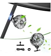 10L0L Magnetic Golf Cart Fan 8000mAh Battery Rechargeable Fan Universal fit EZGO Club Car Yamaha,...