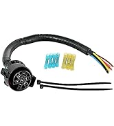 Oyviny Universal Multi-Tow Harness Connector 16 Inches Replacement USCAR 7 Pin Wiring Harness Tra...