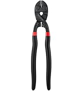 TOOLEAGUE 10-inch Mini Bolt Cutter,CR-V Blade with Recess, Security Lock,Compact Bolt Cutters wit...