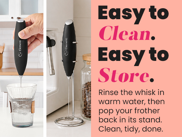 Easy to Clean. Easy to Store.