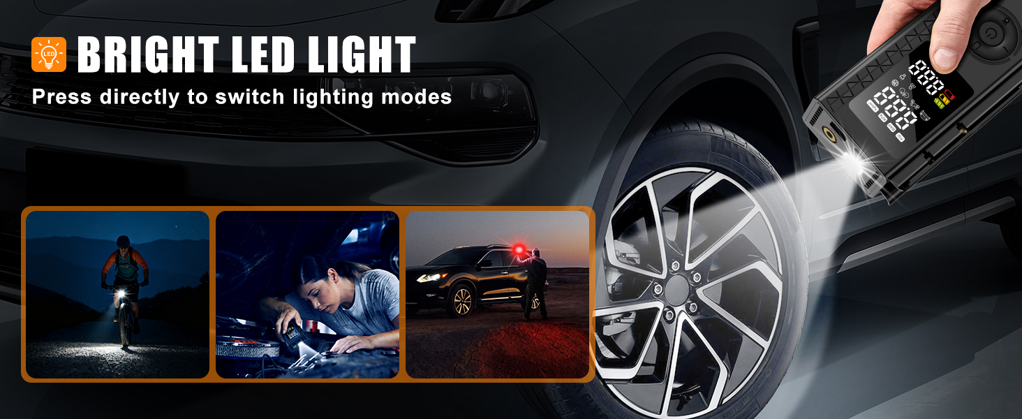 tire inflator portable air compressor