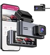 OMBAR Dash Cam Front and Rear 5G WiFi, Dash Cam 4K/2K/1080P+1080P, Dash Camera for Cars with 3.18...
