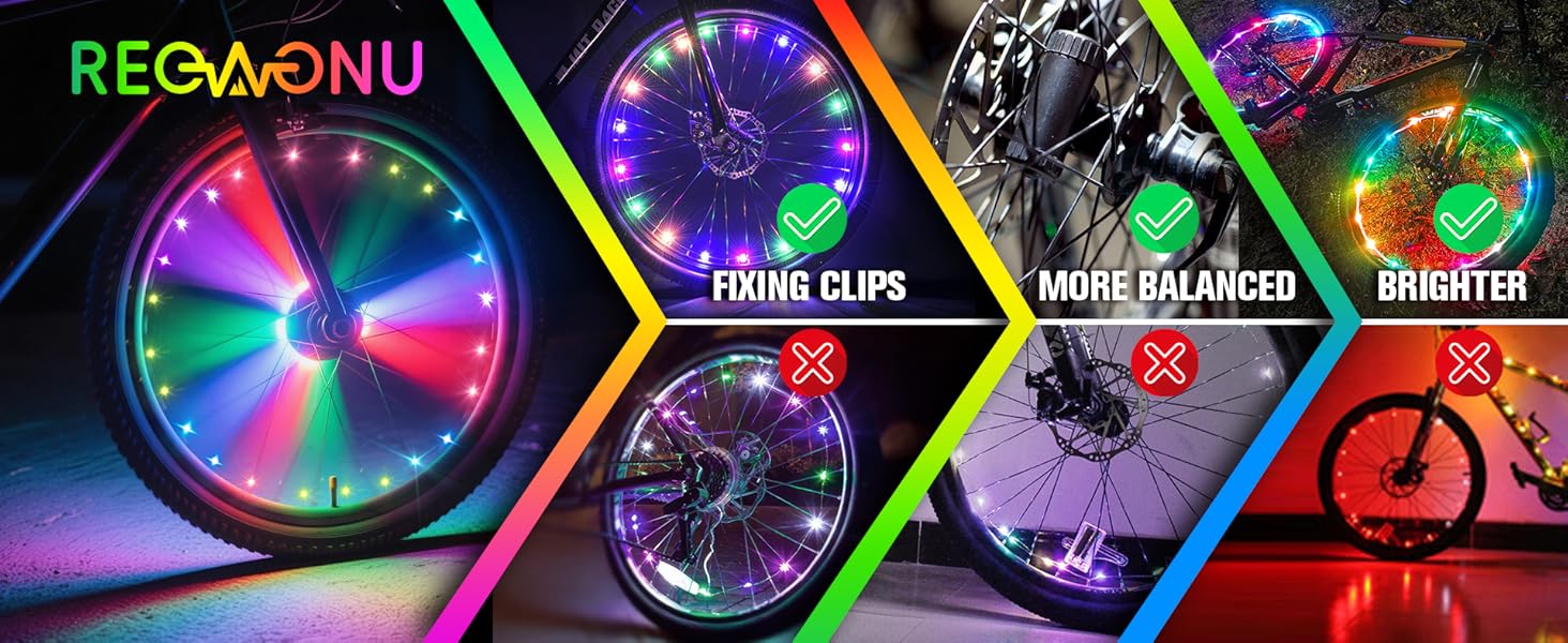 Bicycle wheel lights