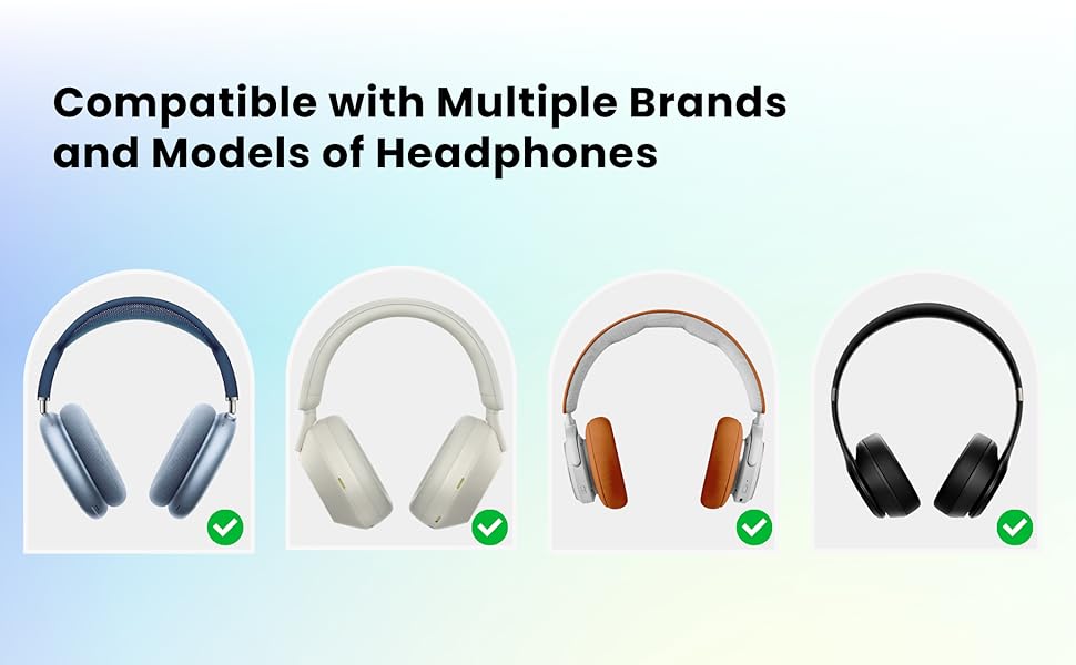 Compatible with multiple brands and models of headphones