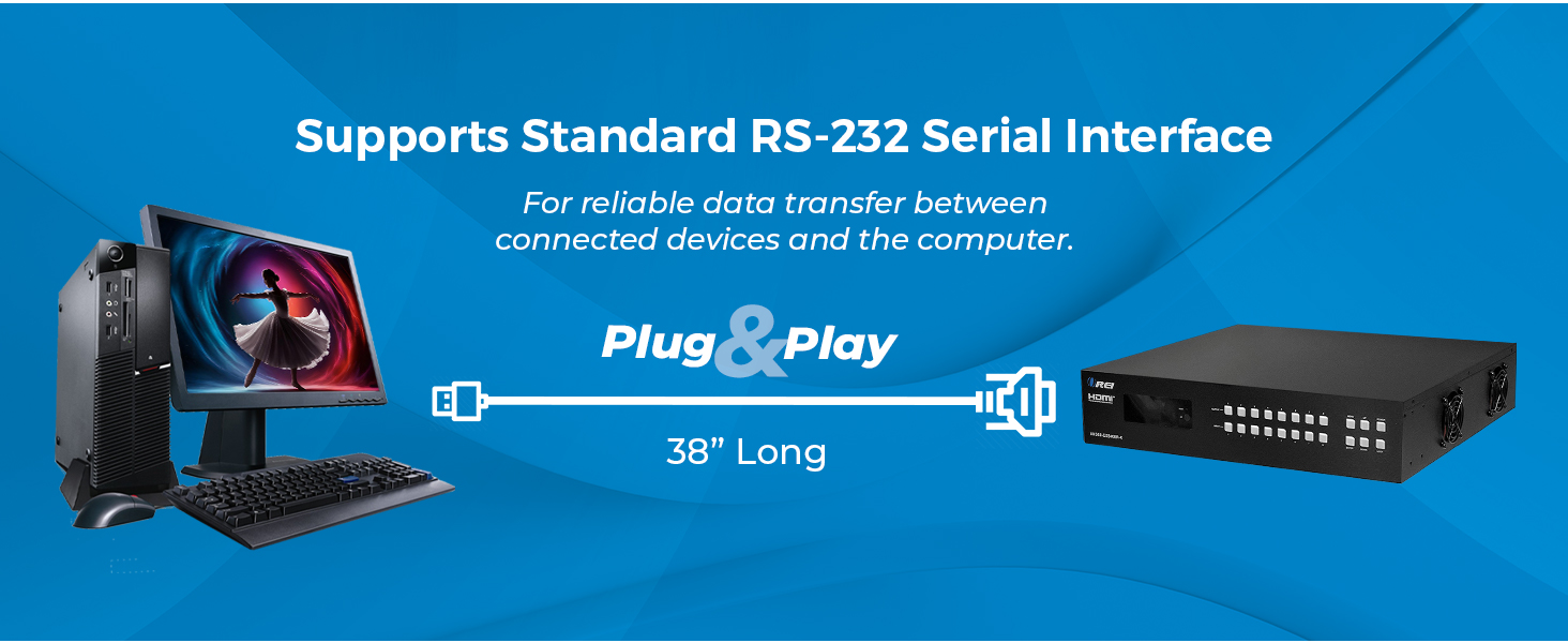 DB-9 RS 232 Serial Cable