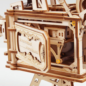 Rokr 3d wooden puzzle clock for adults