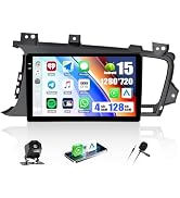 [4+128G] Android 15 Car Radio Stereo for Kia Optima K5 2010-2013 with Wireless Carplay&amp;Android Au...