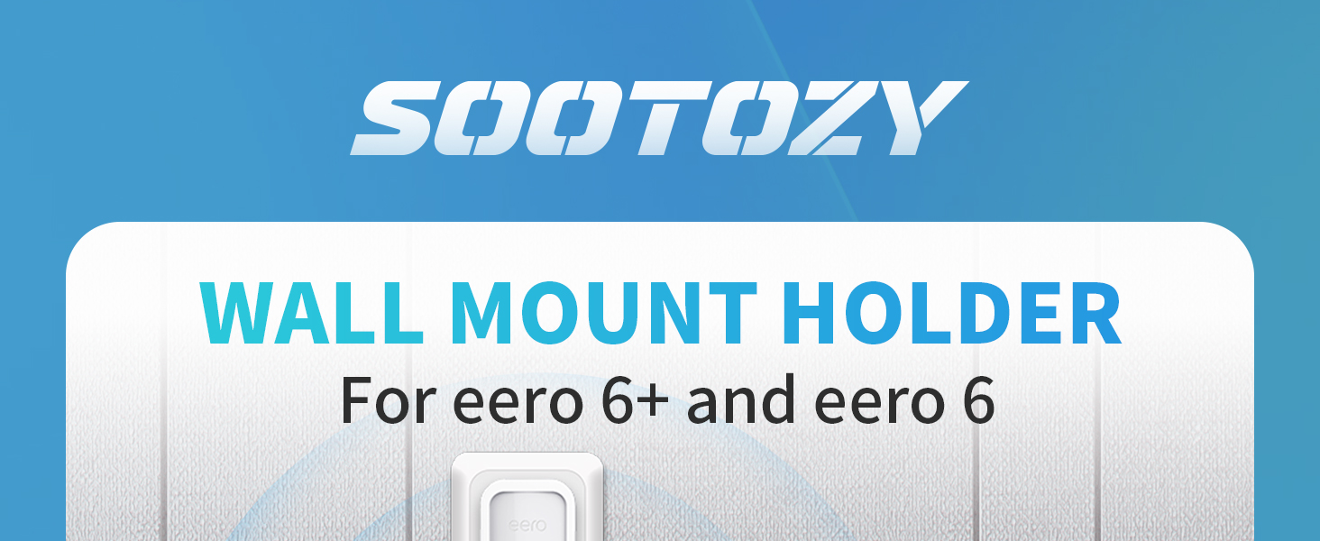 Wall Mount Holder for eero 6 and for eero 6+ Router Stand Bracket