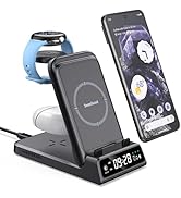 SwanScout Wireless Charger Stand for Google Pixel Watch 3/2 (Not for Watch 1), 3 in 1 Wireless Ch...