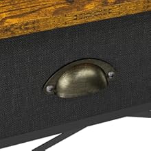Desk with Fabric Drawers