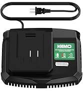 KIMO Upgraded 20V 4.0Ah Lithium-Ion Battery Adapter w/Cooling System for KIMO 4.0Ah Battery, Adap...