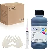 Aomya Black Ink Refill Kit Dye Ink for Canon 275 260 245 PG-275XL PG-245XL CL-276XL Inkjet Printe...