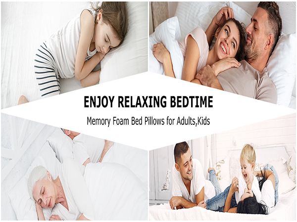 memory foam pillows for adults kids