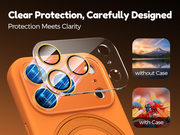 iPhone 17 case with camera cover