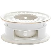 Teapot Warmers Ceramic Teapot Warmer Coffee and Milk Tea Warmer Tea Set(with Candle Hold)