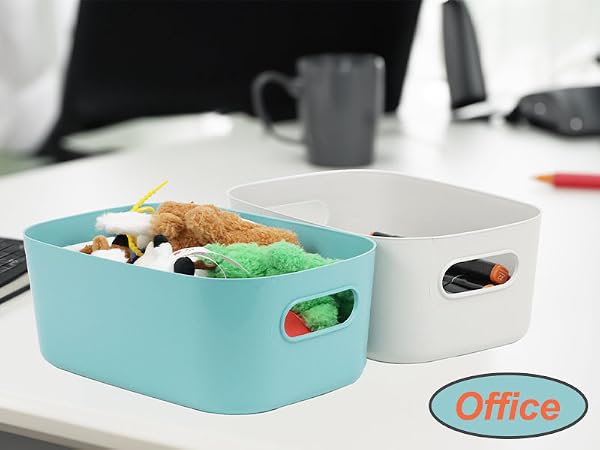 Plastic storage bin is easy to clean