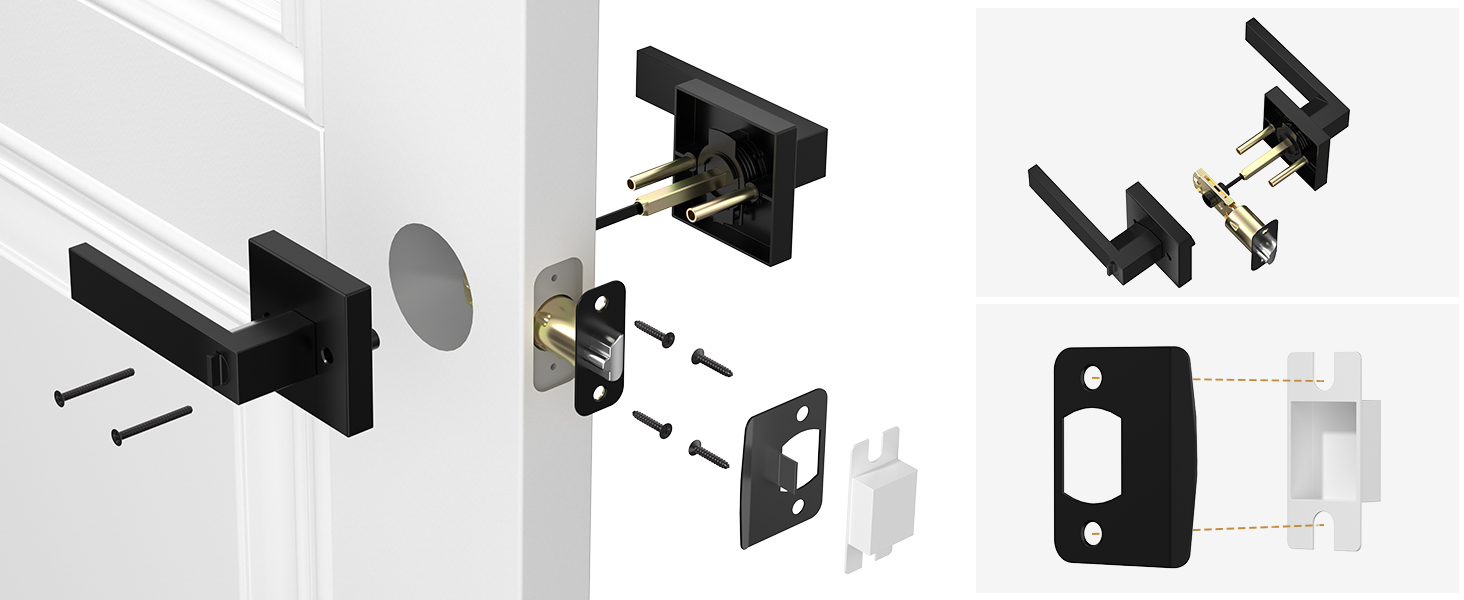 door handles with lock