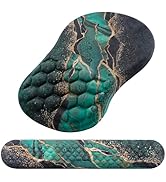 Mouse Pad Wrist Support, Laokiiy 2 in1 Keyboard Wrist Rest+ Ergonomic Mouse Pad, Non-Slip Wrist R...