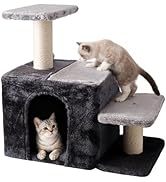 Czoynife 3-in-1 Pet Stairs for Cats, Indoor Steps for Old Cat,Ladders for High Bed Pet's Joints, ...