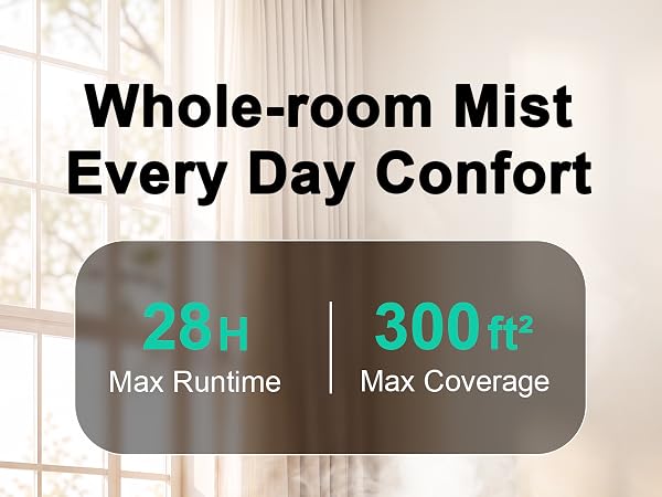 humidifeir whole room mist