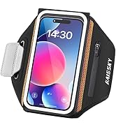 Running Armband with Airpods Bag 3D Design Cell Phone Armband for iPhone 14 13 Pro 14 Plus, Galax...