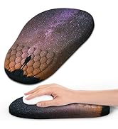 Hasinart Ergonomic Mouse Pad Wrist Rest with Massage Design, Space-Saving Mousepad Wrist Support,...