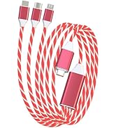Led USB C Multi Charging Cable Light up 3 in 1 Charging Cable 3A USB C to Multi Charging Cable PD...