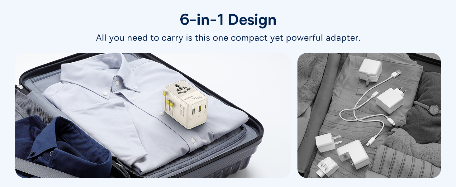EnerCore CG11 Universal Travel Adapter 70W