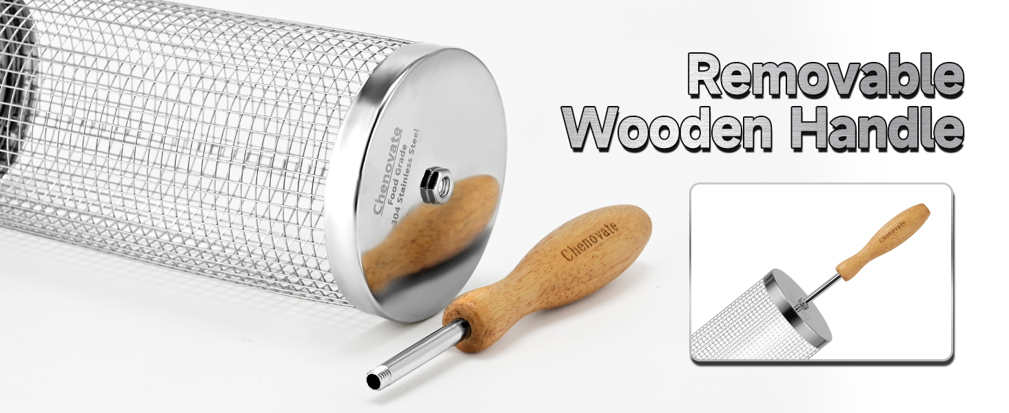 Removable Wooden Handle