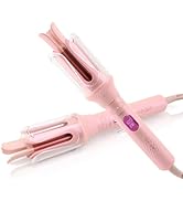 AraSyleon Automatic Curling Iron, Hair Curler for Kids &amp; Beginners, Safe Rotation Easy to Use, 12...
