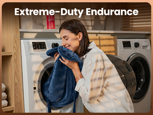 machine washable for easy care