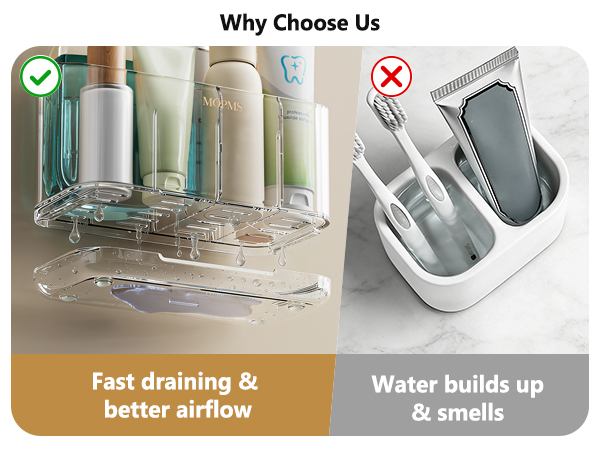 toothbrush holders for bathrooms