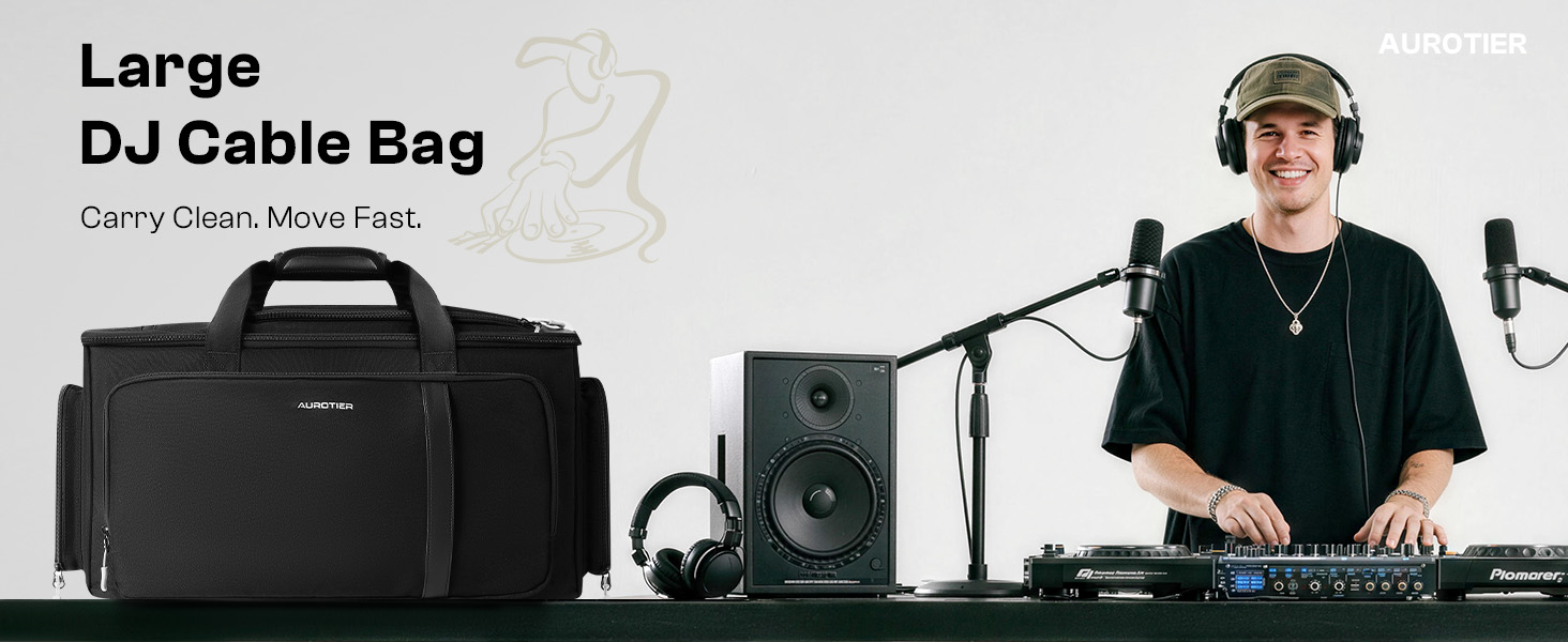 DJ cable bag